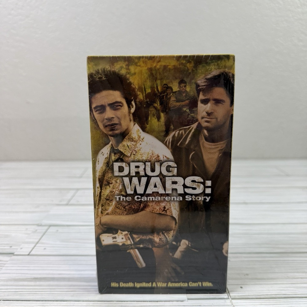 VHS Sealed Drug Wars: The Camarena Story Artisan Watermark 2003 Movie